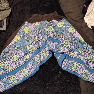 Colorful Patterned Harem Pants